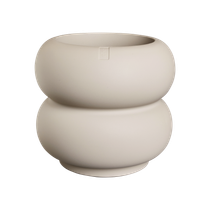 amber roll low 43cm greige